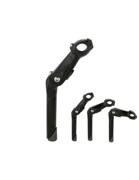 Adjustable Alloy Stem 25.4mm ATB-180 Black.
